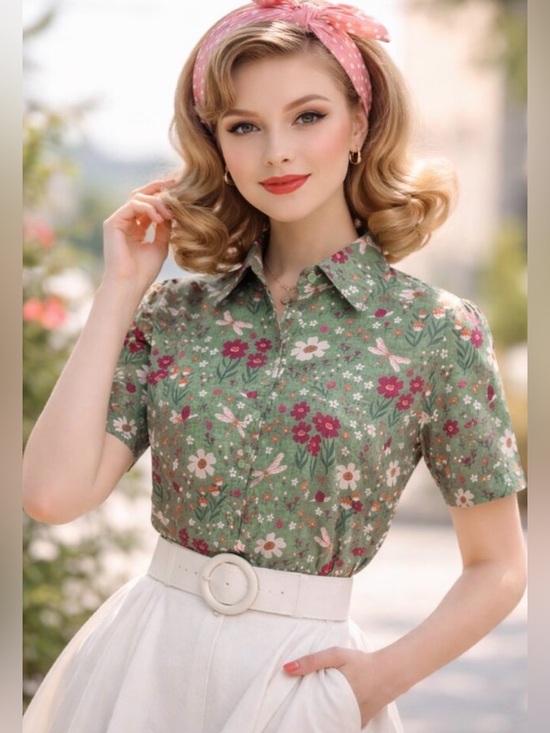 Modcloth Tops - ModCloth x Princess Highway Short Sleeve Button-Up Shirt